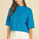 The Eldora Short Sleeve Sweater