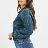 Denim Bomber Jacket - Risen Jeans