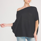 The Walker Asymmetric Knit Top
