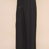 The Mel Black Linen Pants