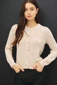 the Aggie Button Cardigan