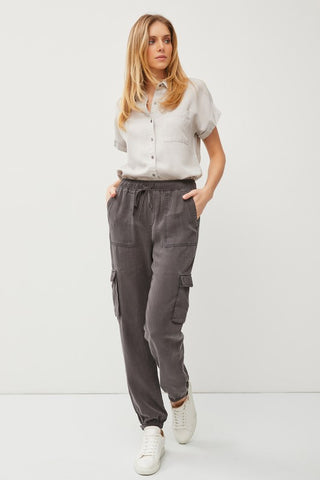 the Liz - charcoal cargo pants