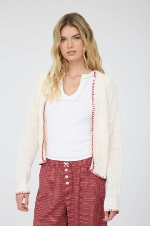 American Flag Open Cardigan