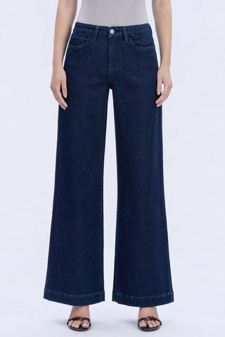 High Rise Trouser Style Wide leg jeans - Flying Monkey Denim - H6