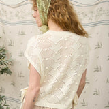 The Reva Cream Side Tie Knit
