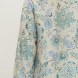 The Abbey Blue Floral Blouse