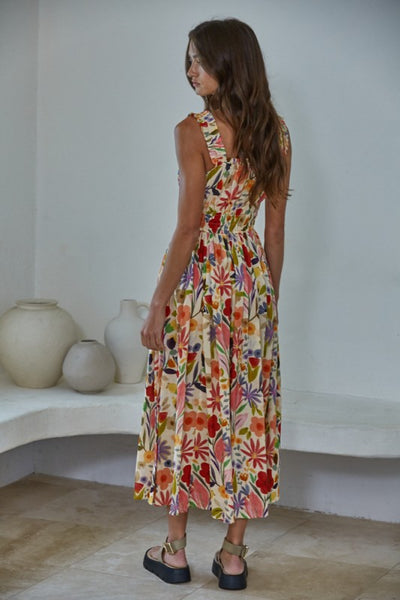 Palm Springs Floral Dress