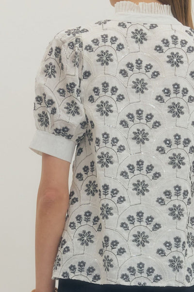 The Jessica sequin blouse