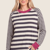 The Hazel Striped Light Sweater