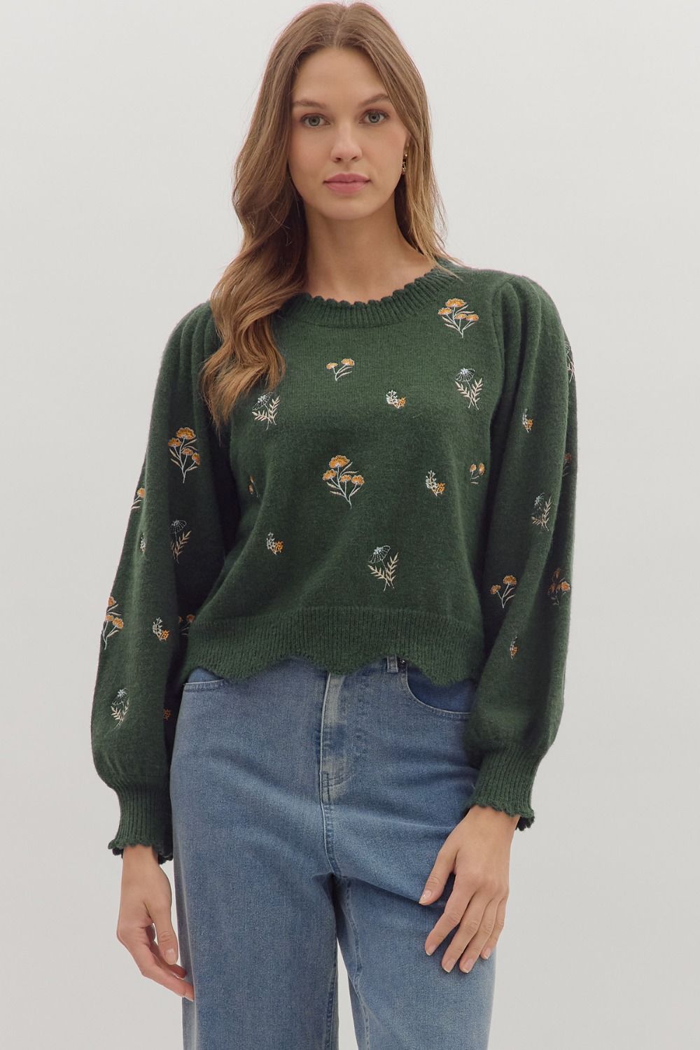 The Mabel Embroidered Sweater