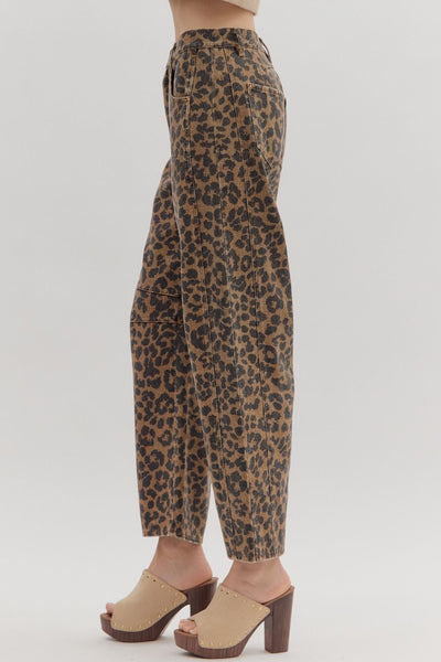 Leopard Print Denim