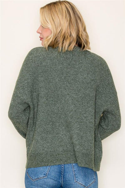 The Jade - Olive Sweater