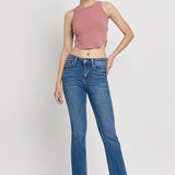 High Rise Slim Boot Cut - Vervet.  F5