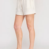 The Greer Natural Linen Blend Shorts