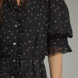 The Stevie Black Dot Dress