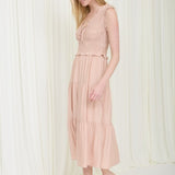 The Becka Smocked Midi Dress