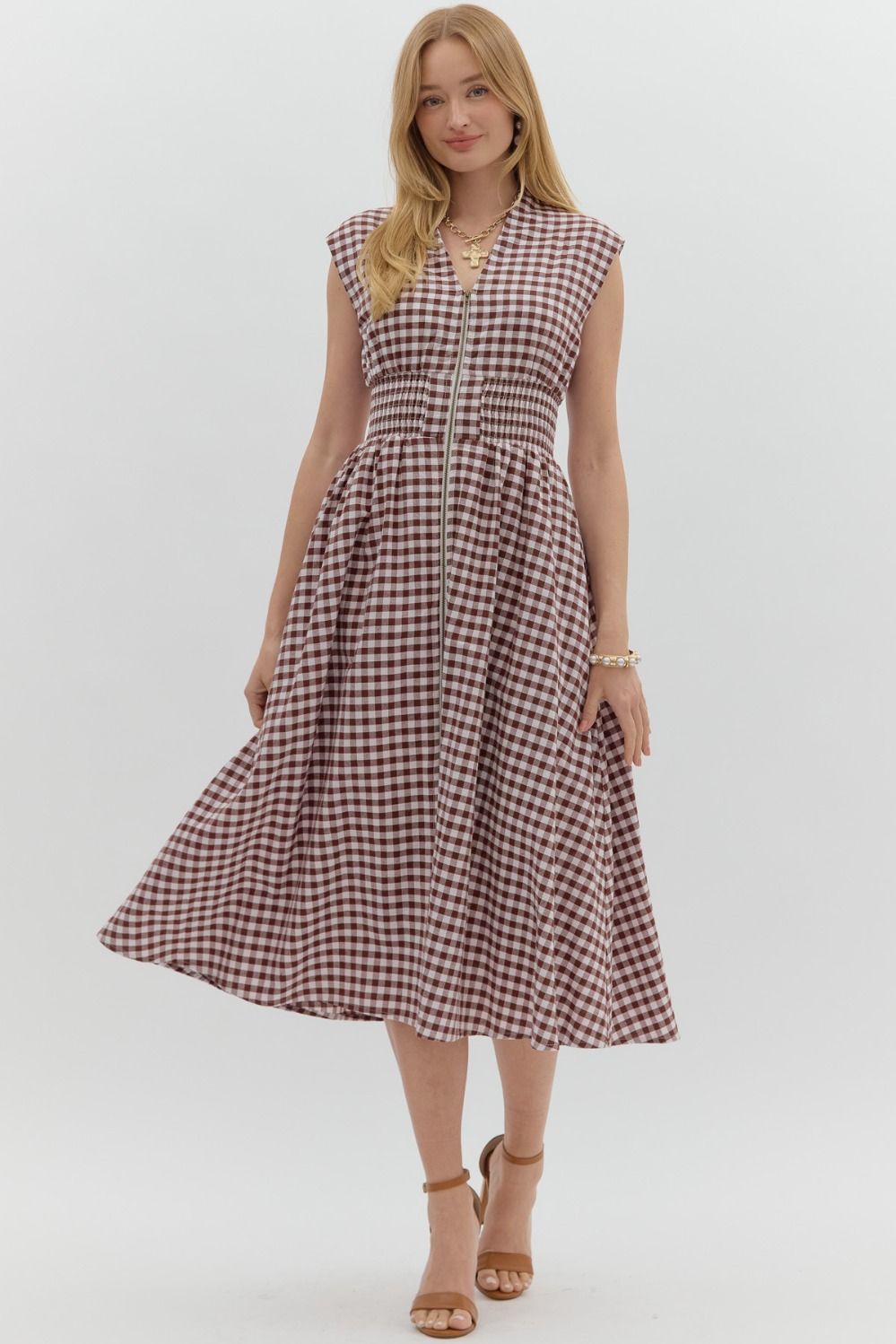 the Ellie Brown Gingham dress