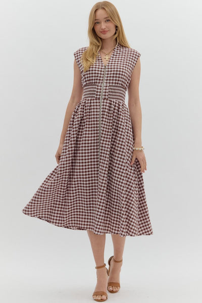the Ellie Brown Gingham dress