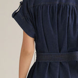 The Presley Denim Midi Dress