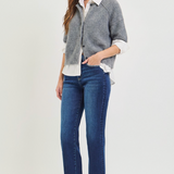 High Rise Straight Jeans - Risen Denim - D7