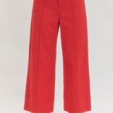 The Inez Pintuck Crop Pants
