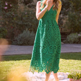 The Taylor Green Lace Dress