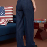 The Yale High Waist Denim Pants