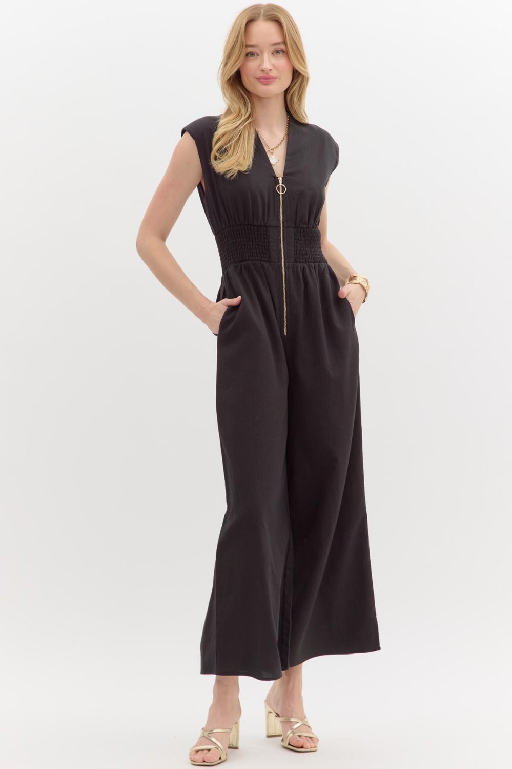 the London - Black Jumpsuit
