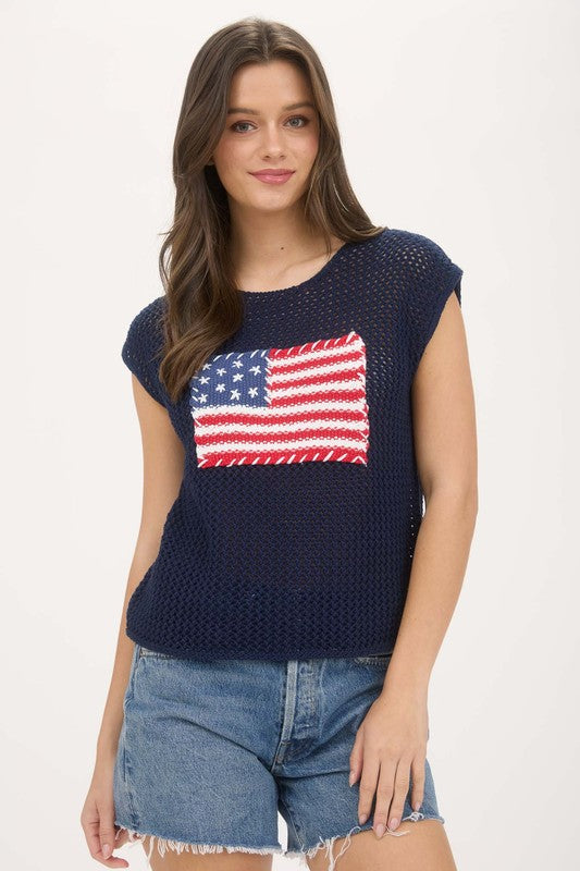 Flag lightweight sweater