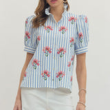The Ava Embroidered Top