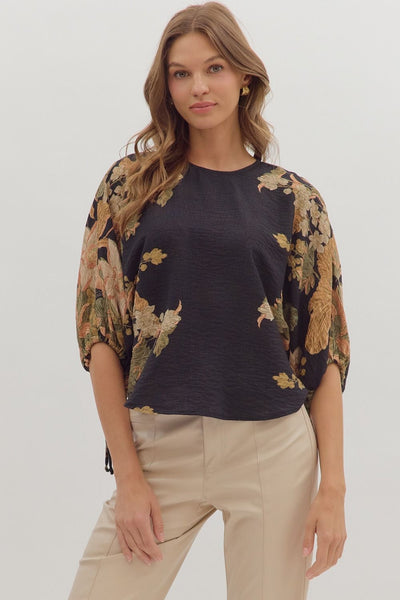 the Brooke Floral Top