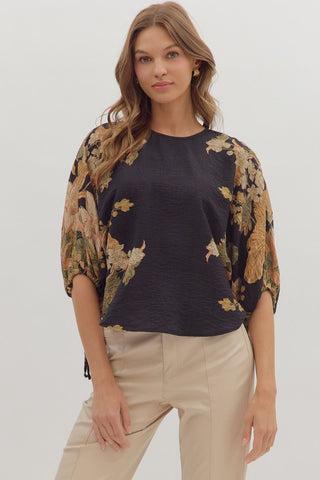 the Brooke Floral Top