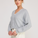 The Willow Soft Gray Cardigan