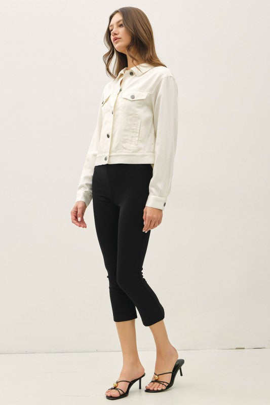 The Paris Ivory Linen Blend Jacket