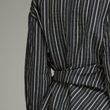 The Naomi Side Tie Stripe Blouse