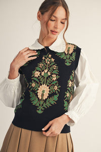 the Ellison Floral Vest