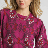 the Misha Floral Sweater