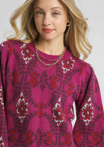 the Misha Floral Sweater