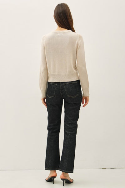 the Aggie Button Cardigan