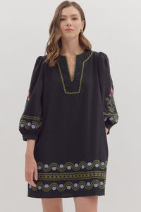 the Kylie Embroidered dress