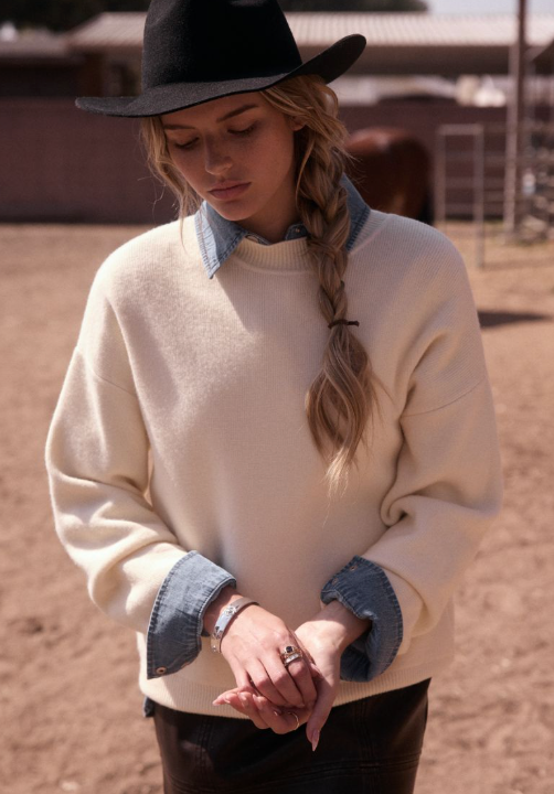 The Gilda Mock Neck Sweater