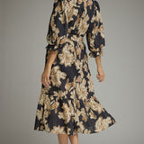 The Brianne Floral Midi Dress