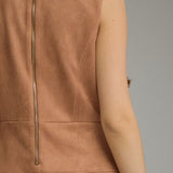 The Casey Faux Suede Dress