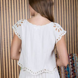 The Beatrice Cut Out Floral Top