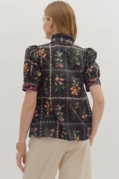 the Katie Floral Blouse