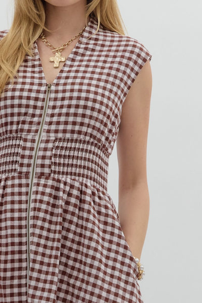 the Ellie Brown Gingham dress