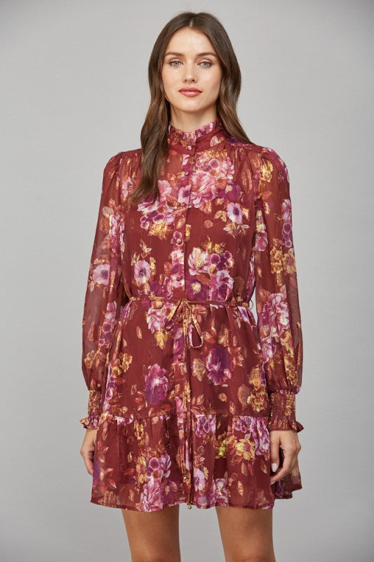 the Magnolia Floral Dress