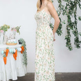 The Rosie Floral Smocked Midi Dress
