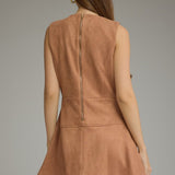 The Casey Faux Suede Dress