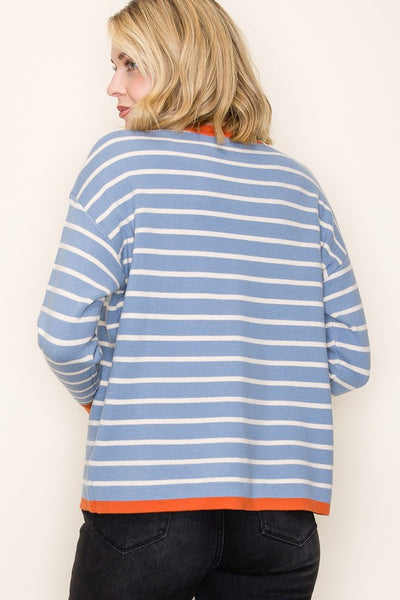 the Benny Stripe Pullover